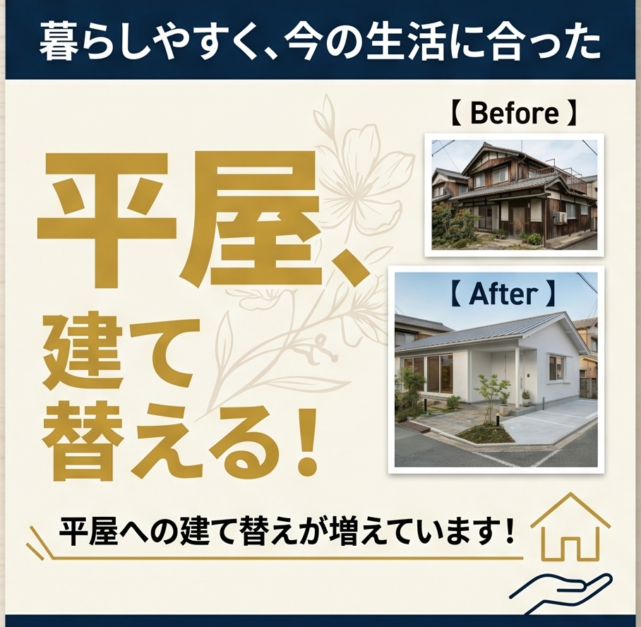 平屋へ建て替え相談会
